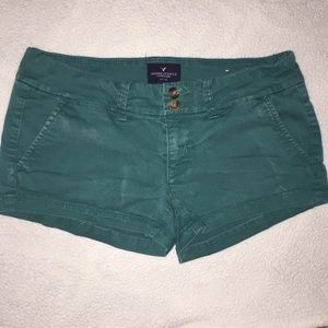 AMERICAN EAGLE green/turquoise shorts 🦅👀
